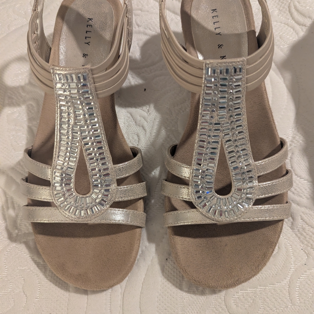 Kelly & Katie Silver Sandals